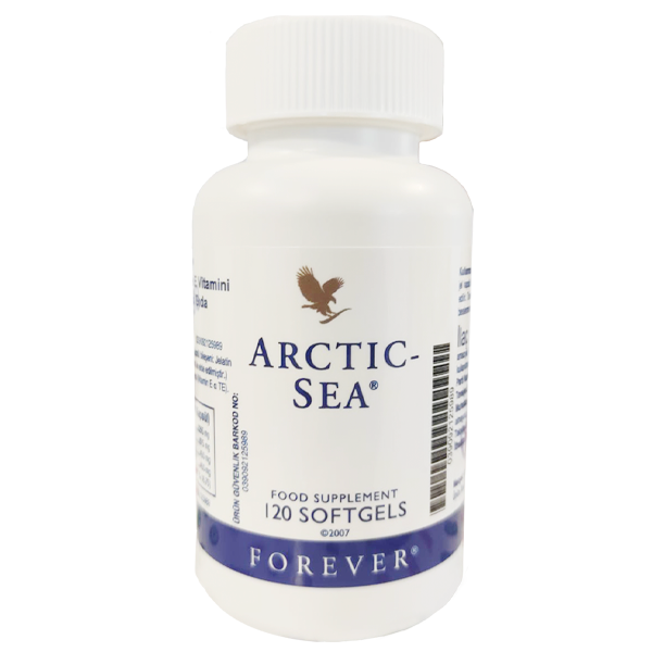 ARCTIC-SEA OMEGA (120 SOFTGELS) Balık Yağı, Oleik Asit ve E Vitamini İçeren Takviye Edici Gıda